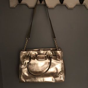 Gold Michael kors bag